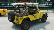Jeep Wrangler 1988 Beach Patrol v1.1 for GTA 4 miniature 5