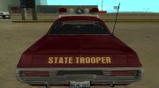 Dodge Polara 1971 Minnesota State Trooper для GTA San Andreas миниатюра 8
