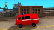 УАЗ пожарная для GTA San Andreas миниатюра 2