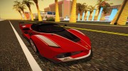 2016 Ferrari FXX K [HQ] v1.1 для GTA San Andreas миниатюра 3