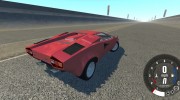 Lamborghini Countach для BeamNG.Drive миниатюра 4