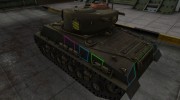 Контурные зоны пробития M4A2E4 Sherman для World Of Tanks миниатюра 3