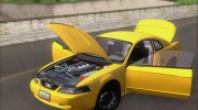 Ford Mustang Cobra 1999 Clean Mod для GTA San Andreas миниатюра 7