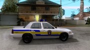 Ford Crown Victoria Puerto Rico Police para GTA San Andreas miniatura 5