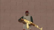 AK-47 Gold для GTA San Andreas миниатюра 1