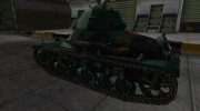 Французкий синеватый скин для Hotchkiss H35 для World Of Tanks миниатюра 3