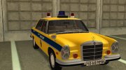 MERCEDES-BENZ W109 300SEl Милиция СССР для GTA San Andreas миниатюра 5