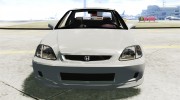 Honda Civic Coupe для GTA 4 миниатюра 6
