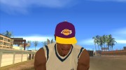 Lakers Cap for GTA San Andreas miniature 2