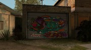 Граффити на гараже для GTA San Andreas миниатюра 1
