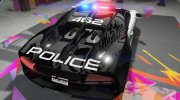 Bugatti Chiron Hot Pursuit Police for GTA 5 miniature 3