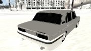 ВАЗ 2106 с салоном от Lamborghini AVENTADOR, бамперами BMW E34 for GTA San Andreas miniature 3