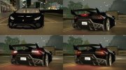 LAMBORGHINI HURACAN LBSILHOUETTE (IVF, VEHFUNCS, ADB) para GTA San Andreas miniatura 8