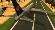 Boeing 767-300 Lufthansa для GTA San Andreas миниатюра 3