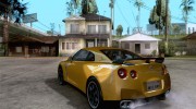 Nissan GT-R SpecV Black Revel для GTA San Andreas миниатюра 3