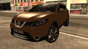 Nissan Qashqai 2016 для GTA San Andreas миниатюра 1