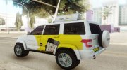 УАЗ Патриот Яндекс такси para GTA San Andreas miniatura 4