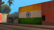 Indian Flag Wallgraffiti for GTA San Andreas miniature 1