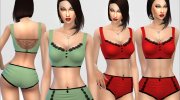 Young Time Lingerie для Sims 4 миниатюра 4