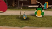 Blue Bird from Angry Birds для GTA San Andreas миниатюра 1