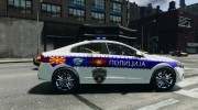 Volvo S60 Macedonian Police для GTA 4 миниатюра 5