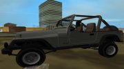 Jeep Wrangler para GTA Vice City miniatura 5