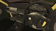 Nissan Silvia S13 Team Burst для GTA San Andreas миниатюра 6