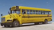 Caisson Elementary C School Bus для GTA 5 миниатюра 3