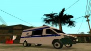 ГАЗель NEXT Полиция para GTA San Andreas miniatura 7