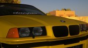 1998 BMW E36 M3 - Yellow Dreams by Wippy Garage для GTA San Andreas миниатюра 3