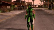Mortal Kombat X Klassic Human Reptile для GTA San Andreas миниатюра 3