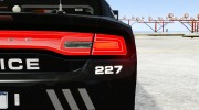 Dodge Charger 2013 Police Code 3 RX2700 v1.1 ELS para GTA 4 miniatura 13