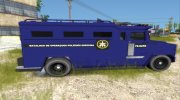 GTA V Riot B.O.P.E Truck para GTA San Andreas miniatura 3