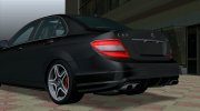 Mercedes-Benz C63 AMG W204 для GTA San Andreas миниатюра 4
