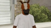 Маска коня для GTA San Andreas миниатюра 2