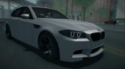 BMW M5 F10 2012 Stock Version para GTA San Andreas miniatura 2