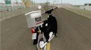 Honda Super Cub Police Version B for GTA San Andreas miniature 4