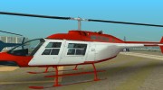 Bell 206B JetRanger para GTA Vice City miniatura 2