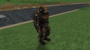 Член группировки Эскадрон Смерти в экзоскелете из S.T.A.L.K.E.R para GTA San Andreas miniatura 2