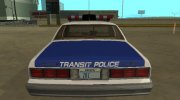 Chevrolet Caprice 1987 New York Transit Police для GTA San Andreas миниатюра 7