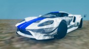Ford GT by The Ghost 2017 для GTA San Andreas миниатюра 1