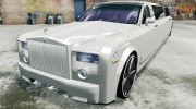 Rolls Royce Phantom Sapphire Limousine - Disco Limo for GTA 4 miniature 1