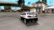 Mitsubishi Lancer EVO X Japan Police for GTA San Andreas miniature 3