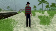 Качественный Фредди Крюгер для GTA San Andreas миниатюра 5