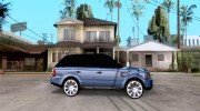 RANGE ROVER SPORT for GTA San Andreas miniature 5