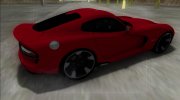 2012 Dodge SRT Viper GTS for GTA San Andreas miniature 4