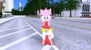 Amy Rose (from GTA Sonic IV Mod) для GTA San Andreas миниатюра 5