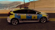 2013 Ford Focus ST British Hampshire Police para GTA San Andreas miniatura 8