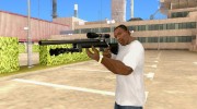 White Chrome Sniper Rifle para GTA San Andreas miniatura 2