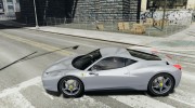 Ferrari 458 Italia 2010 v3.0 для GTA 4 миниатюра 2